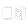 Pralka HAIER I-Pro 3 HW100-B14939-S 10kg 1400 obr A Steam Refresh Autodozowanie Nie