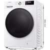 Pralka HISENSE WFQA9014EVJM 9kg 1400 obr A Poziom hałasu (wirowanie) [dB] 72