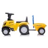 Jeździk SUN BABY Traktor z przyczepą New Holland Żółty Rączka do prowadzenia Nie