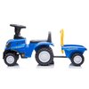 Jeździk SUN BABY Traktor z przyczepą New Holland Niebieski Materiał wykonania Tworzywo sztuczne