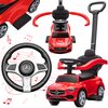 Jeździk SUN BABY Mercedes C-Class J05.040.1.1 Czerwony rączka Funkcja światła Nie