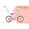 Rower dziecięcy SUN BABY Heart Bike 16 cali dla dziewczynki Morelowy Waga [kg] 10.8