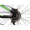 Rower elektryczny BOTTECCHIA Evo Elektron M19 29-27.5 cala Czarno-zielony Wyświetlacz LCD