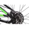 Rower elektryczny BOTTECCHIA Evo Elektron M19 29-27.5 cala Czarno-zielony Moc silnika 250W