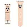 Pasek KARL LAGERFELD Karl & Choupette Head do Apple Watch 2/3/4/5/6/7/SE (38/40/41mm) Różowy