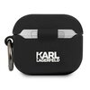 Etui na słuchawki KARL LAGERFELD Silicone Ikonik do Apple AirPods 3 Czarny Kompatybilność Apple AirPods 3 gen