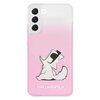 Etui KARL LAGERFELD Choupette Fun do Samsung Galaxy S22 Różowy Model telefonu Galaxy S22