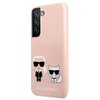 Etui KARL LAGERFELD Silicone Ikonik do Samsung Galaxy S22+ Jasnoóżowy Seria telefonu Galaxy S