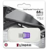 Pendrive KINGSTON DataTraveler 3C 64GB, USB-C / USB 3.2 Gen. 1 (USB 3.0) Interfejs USB 3.2 Gen. 1