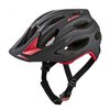 Kask rowerowy ALPINA Carapax 2.0 Czarno-czerwony MTB (rozmiar M)
