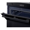 Piekarnik SAMSUNG NV7B4525ZAK U2 Dual Cook Flex Elektryczny Czarny A+ Kolor frontu Czarne szkło