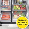 Lodówka LG GSXV90MCDE Side by Side No frost 179cm Grafitowa Kostkarka InstaView(tm) Funkcje Dystrybutor wody, Sterowanie smartfonem, Szybkie chłodzenie, Szybkie zamrażanie