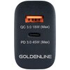 Ładowarka sieciowa GÖTZE & JENSEN Golden Line WC845K 45W Czarny Rodzaj złącza USB - 1 szt.