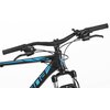 Rower górski MTB INDIANA X-Pulser 1.9 M17 29 cali Deli męski Czarno-niebieski Amortyzator przód typ 389-AMS