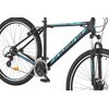 Rower górski MTB INDIANA X-Pulser 1.9 M17 29 cali Deli męski Czarno-niebieski Wyposażenie Dzwonek