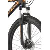 Rower górski MTB INDIANA X-Enduro 2.7 M19 27.5 cala Deli 16 męski Czarno-pomarańczowy Pedały w zestawie Tak