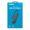 Hub RAPOO UCH-4003 USB Typu C, Pasywny Interfejs USB Typu C