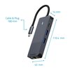 Hub RAPOO UCM-2004 USB Typu C, Pasywny Dodatkowe informacje Wake on LAN