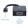 Adapter USB-C - VGA RAPOO UCA-1003 0.15 m Kolor Szary
