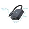 Adapter USB-C - VGA RAPOO UCA-1003 0.15 m Gwarancja 24