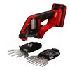 Nożyce do żywopłotu / trawy EINHELL GE-CG 18/100 Li T-Solo 3410310 200mm 18V akumulatorowe Ostrze Faliste