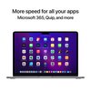 Laptop APPLE MacBook Air 13.6" Retina M2 8GB RAM 256GB SSD macOS Gwiezdna szarość Liczba rdzeni 8