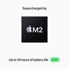Laptop APPLE MacBook Air 13.6" Retina M2 8GB RAM 256GB SSD macOS Gwiezdna szarość Waga [kg] 1.24