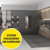 Lodówka HAIER HE 1855 BCMW No frost 177.2cm Biała Położenie zamrażarki Na dole
