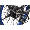 Rower elektryczny ARGENTO Piuma Plus U16 20 cali Czarno-niebieski Umiejscowienie silnika Tylne koło