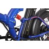 Rower elektryczny ARGENTO Fat Bi Max XL Plus D17 20 cali Niebieski Maksymalny zasięg Do 100 km