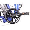 Rower elektryczny ARGENTO Fat Bi Max XL Plus D17 20 cali Niebieski Wyposażenie Bagażnik