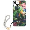 Etui GUESS Flower Strap do Apple iPhone 13 Niebieski Model telefonu iPhone 13
