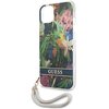 Etui GUESS Flower Strap do Apple iPhone 13 Niebieski Dominujący kolor Niebieski