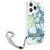 Etui GUESS Flower Strap do Apple iPhone 13/13 Pro Zielony Model telefonu iPhone 13 Pro