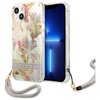 Etui GUESS Flower Cord do Apple iPhone 13 Mini Fioletowy