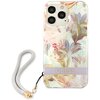 Etui GUESS Flower Strap do Apple iPhone 13/13 Pro Fioletowy