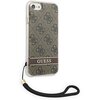 Etui GUESS 4G Print Strap do Apple iPhone SE 2022/SE 2020/7/8 Brązowy Model telefonu iPhone 7