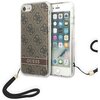 Etui GUESS 4G Print Strap do Apple iPhone SE 2022/SE 2020/7/8 Brązowy