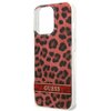 Etui GUESS Leopard Electro Stripe do Apple iPhone 13 Pro Czerwony Model telefonu iPhone 13 Pro