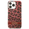 Etui GUESS Leopard Electro Stripe do Apple iPhone 13 Pro Czerwony Kompatybilność Apple iPhone 13 Pro