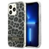 Etui GUESS Leopard Electro Stripe do Apple iPhone 13 Pro Szary Seria telefonu iPhone