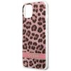 Etui GUESS Leopard Electro Stripe do Apple iPhone 13 Mini Różowy Model telefonu iPhone 13 Mini