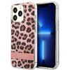 Etui GUESS Leopard Electro Stripe do Apple iPhone 13 Pro Różowy Seria telefonu iPhone
