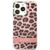 Etui GUESS Leopard Electro Stripe do Apple iPhone 13 Pro Max Różowy Kompatybilność Apple iPhone 13 Pro Max