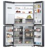 Lodówka HAIER HCR7918EIMB Cube Series 7 Absolute Ice Side by Side No frost 177.5cm Srebrna Kostkarka Podajnik wody Pojemność [l] 323 chłodziarka + 278 zamrażarka