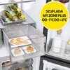 Lodówka HAIER HCR7918EIMB Cube Series 7 Absolute Ice Side by Side No frost 177.5cm Szczotkowana czerń Kostkarka Podajnik wody Kolor producenta Inox
