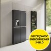 Lodówka HAIER HCR7918EIMB Cube Series 7 Absolute Ice Side by Side No frost 177.5cm Szczotkowana czerń Kostkarka Podajnik wody Sterowanie Elektroniczne