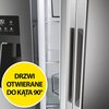 Lodówka HAIER HSR5918DIMP Side by Side No frost 177.5cm Srebrna Kostkarka Podajnik wody Zmiana kierunku otwierania drzwi Nie