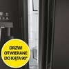 Lodówka HAIER HSR5918DIPB Side by Side 177.5cm Kostkarka Dystrybutor wody Czarna Zmiana kierunku otwierania drzwi Nie