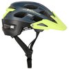 Kask rowerowy NILS EXTREME MTW208 Granatowo-zielony MTB (rozmiar L) Regulacja Od 55 do 61 cm